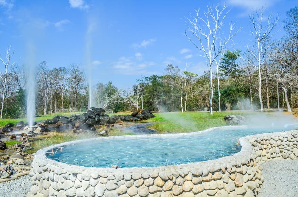 Heiße Quellen von San Kamphaeng