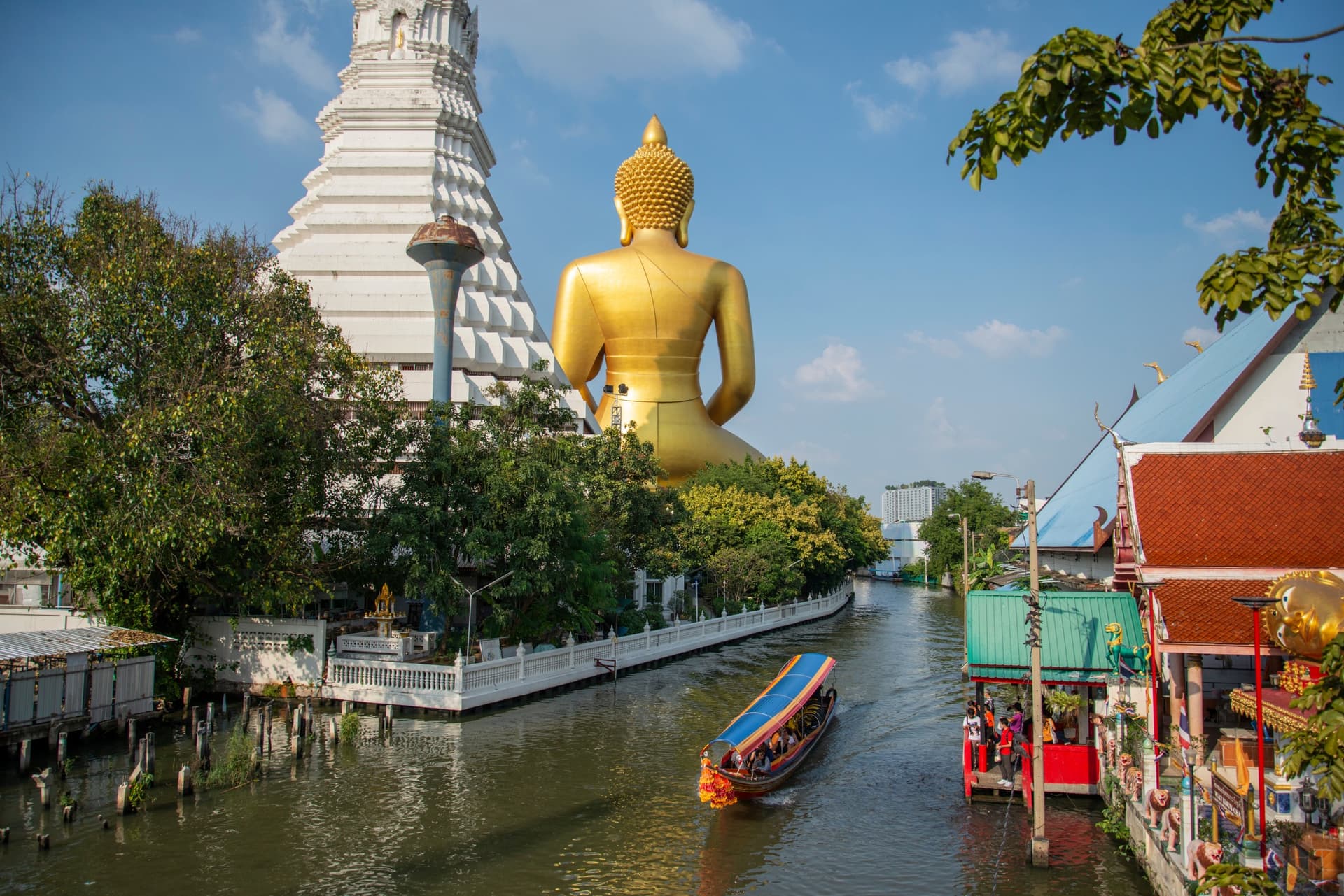 Spaziergang entlang der Klongs von Bangkok